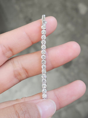 6.20 CT Lab 7 Inches Tennis Bracelet