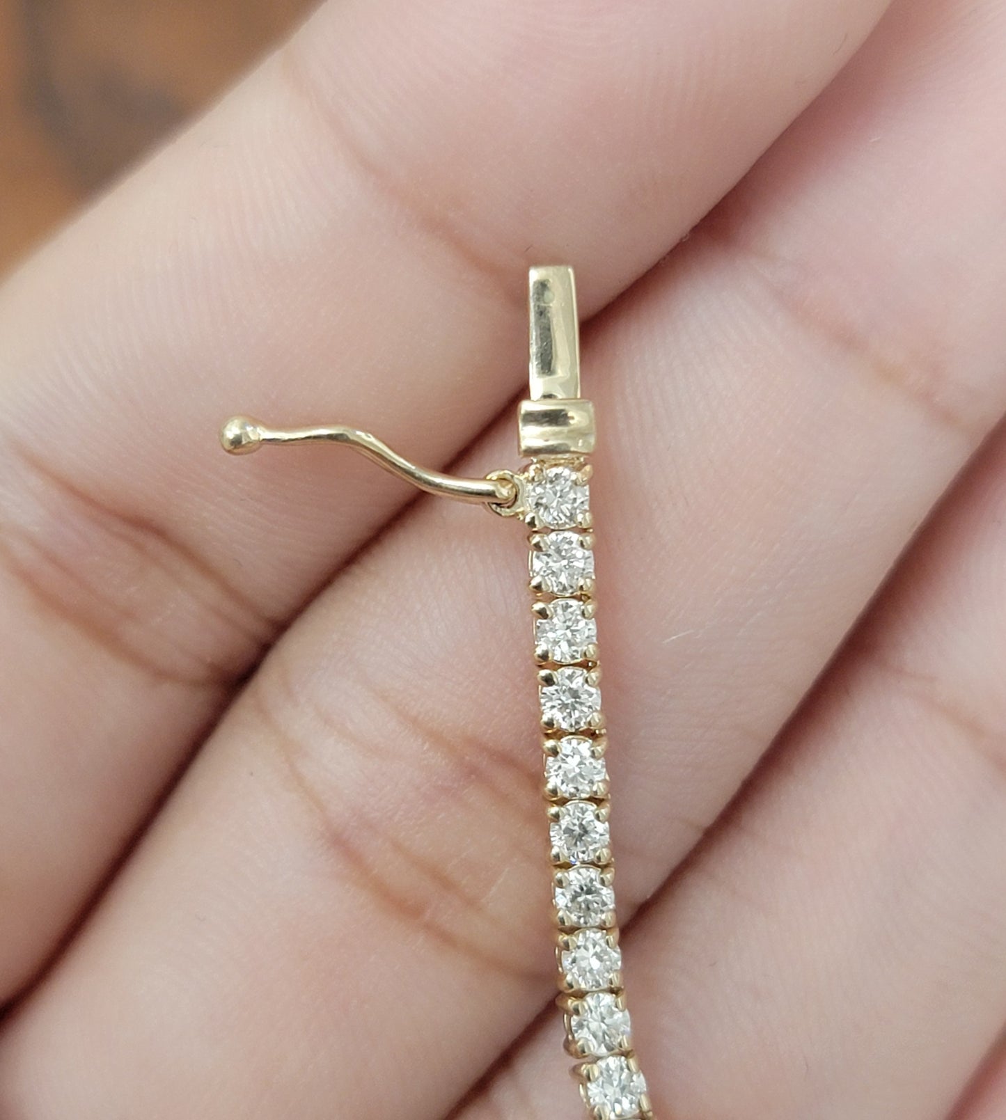 5.55 CT 16 inches Lab Tennis Necklace