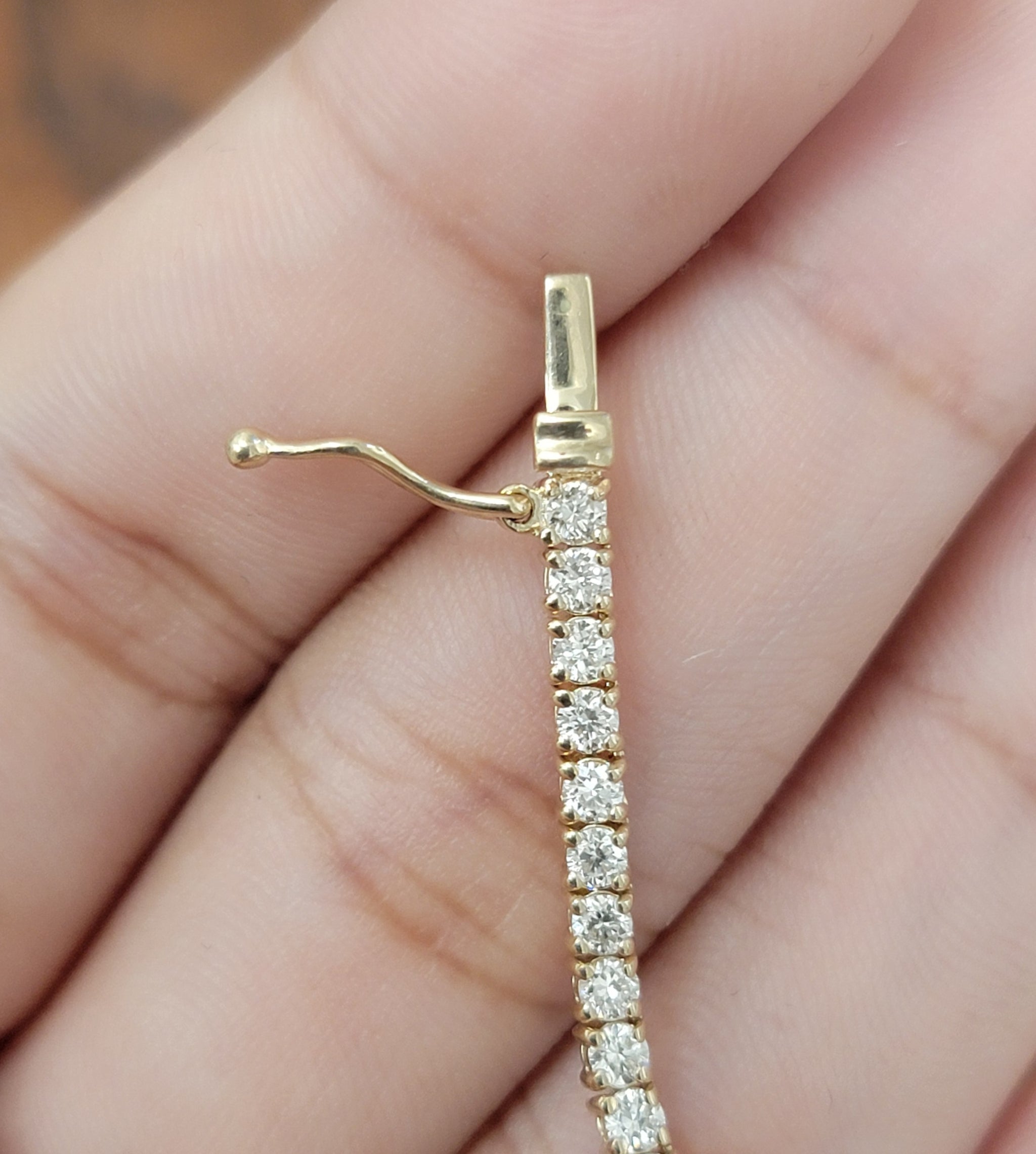 5.55 CT 16 inches Lab Tennis Necklace