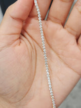 3 CT Lab 7.15 Inches Yellow Tennis Bracelet