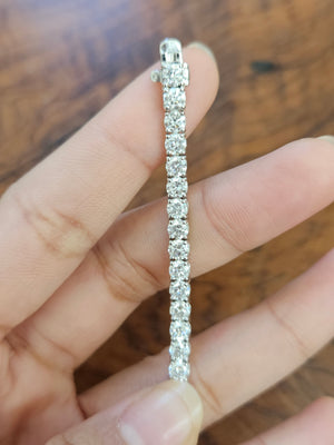 9.38 CT Lab 7 inches Tennis Bracelet