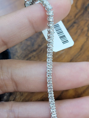 3.65 CT Lab 7.25 inches Tennis Bracelet