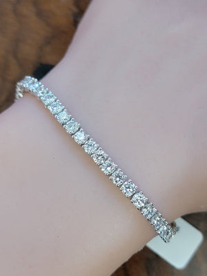 7.11 CT Lab 7 inches Tennis Bracelet