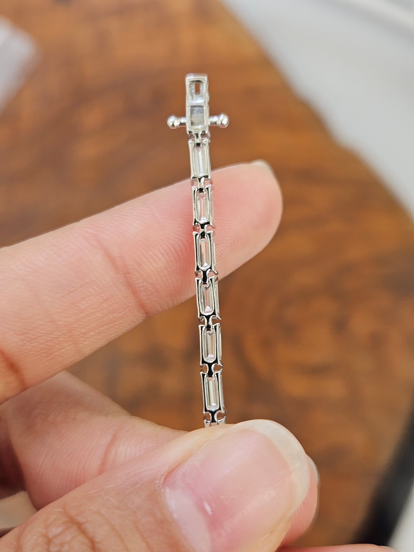 5.04 CT Lab 7 Inches Emerald Bracelet