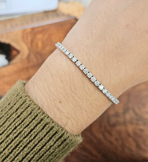 4.40 ct Lab 7 inches Tennis Bracelet