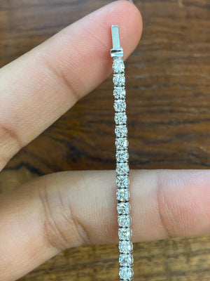 3.62 ct LAB 6.5 INCHES TENNIS BRACELET