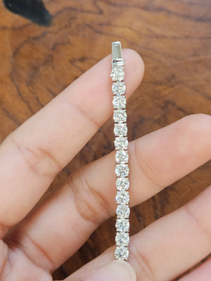 7.5 CT Lab 6.5 Inches Tennis Bracelet