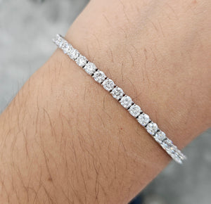 6.02 ct Lab 7 inches Tennis Bracelet