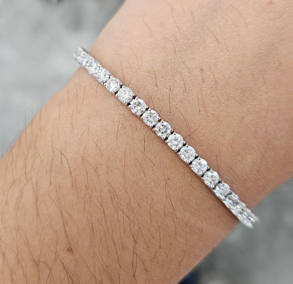 6.02 ct Lab 7 inches Tennis Bracelet