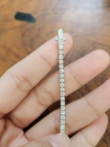 3.34 ct Lab 7 Inches Tennis Bracelet