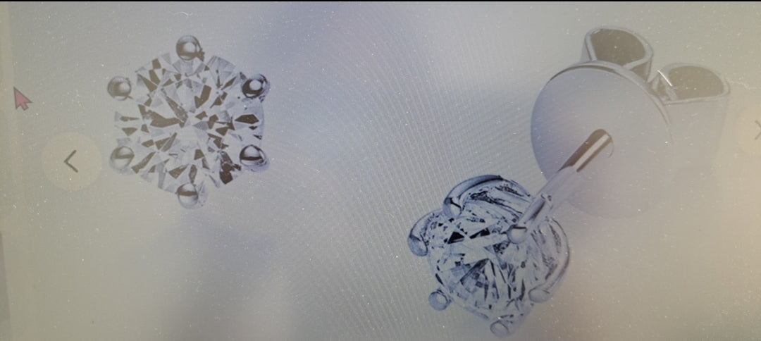 *Egericke47* 3.57 CT + 3.58 CT 6 Prongs Basket with Pushback