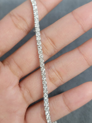 4.60 CT Lab 6.75 inches Tennis Bracelet