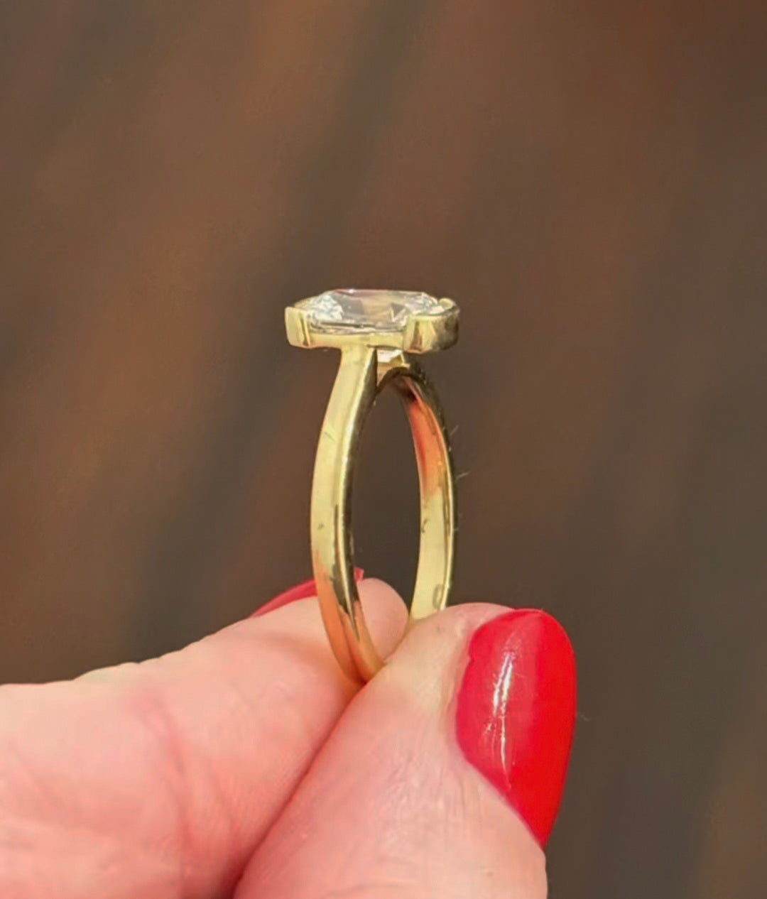 Yellow Gold 1.78ct OMC Lab Diamond Ring