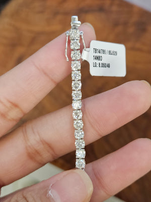 8.05 ct Lab 7 inches Tennis Bracelet