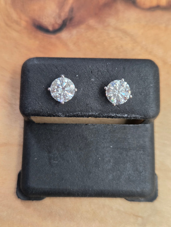 1.46 cttw Lab diamond 14k studs