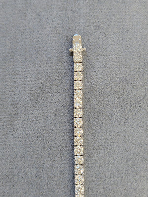 7.84 CT Lab 7 inches Tennis Bracelet