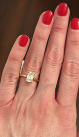 Yellow Gold 1.78ct OMC Lab Diamond Ring