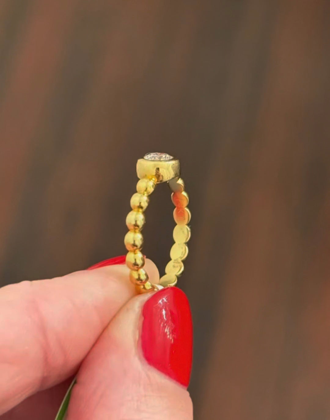 Yellow Gold 0.3ct Lab Diamond Ring