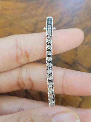 5.93 CT Lab 6.25-6.3 "  Tennis Bracelet