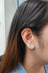 IGI certified 6 ctw Platinum Studs