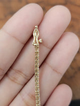 5.55 CT 16 inches Lab Tennis Necklace