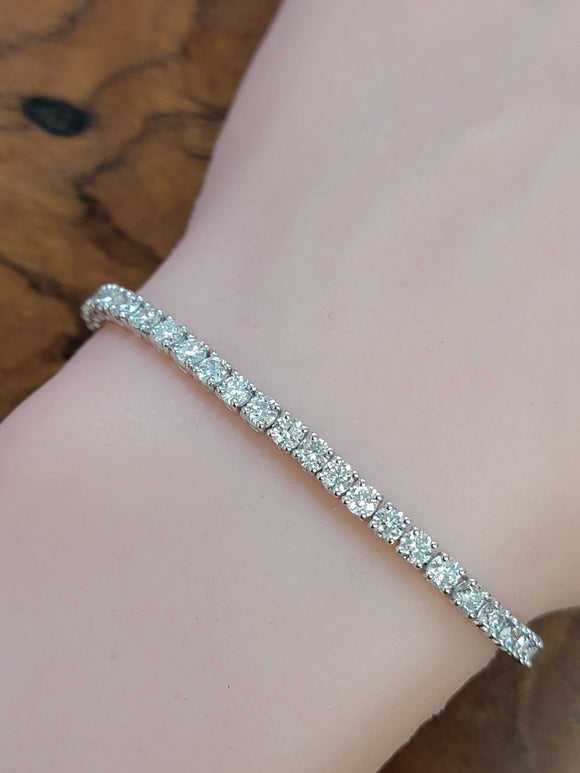 5.63 CT Lab 7 inches Tennis Bracelet