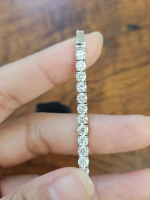 9.38 CT Lab 7 inches Tennis Bracelet