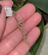 Yellow Gold Diamond Love Pendant