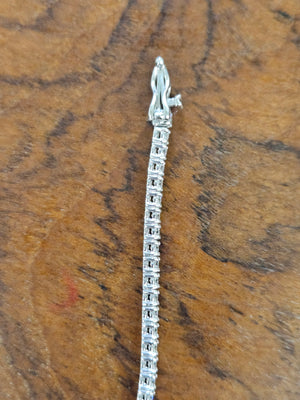 2.94 CT Lab 7 Inches Tennis Bracelet