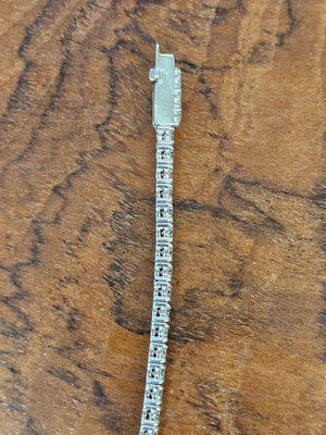 3.98 ct Lab 5.75 inches Tennis Bracelet