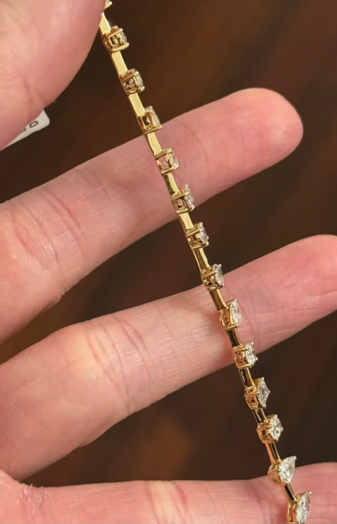 5.18ct Multi Shaped Lab Diamond Tennis Bracelet