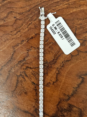 4.11 ct Lab 7 inches Tennis Bracelet
