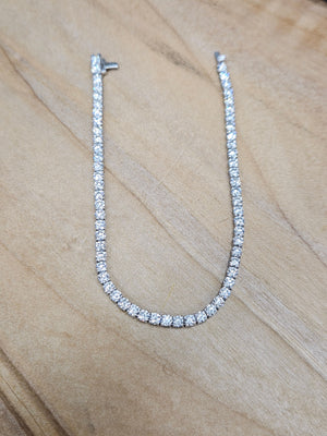5 ct lab 7.15 inches Tennis Bracelet