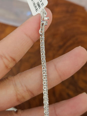 4.11 ct Lab 7 inches Tennis Bracelet