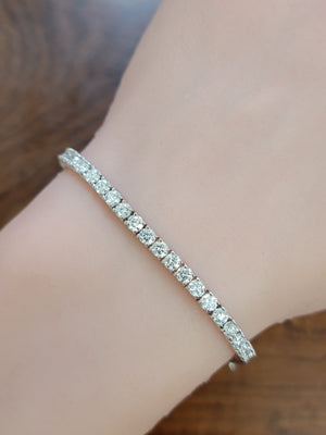 5 CT Lab 6.75 inches Tennis Bracelet