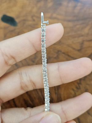 6.02 ct Lab 7 inches Tennis Bracelet