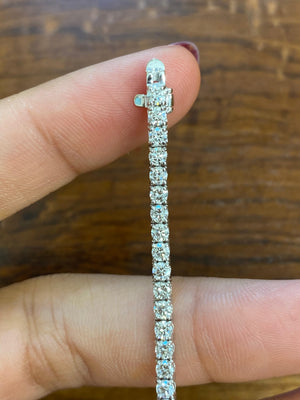 3.62 ct LAB 6.5 INCHES TENNIS BRACELET