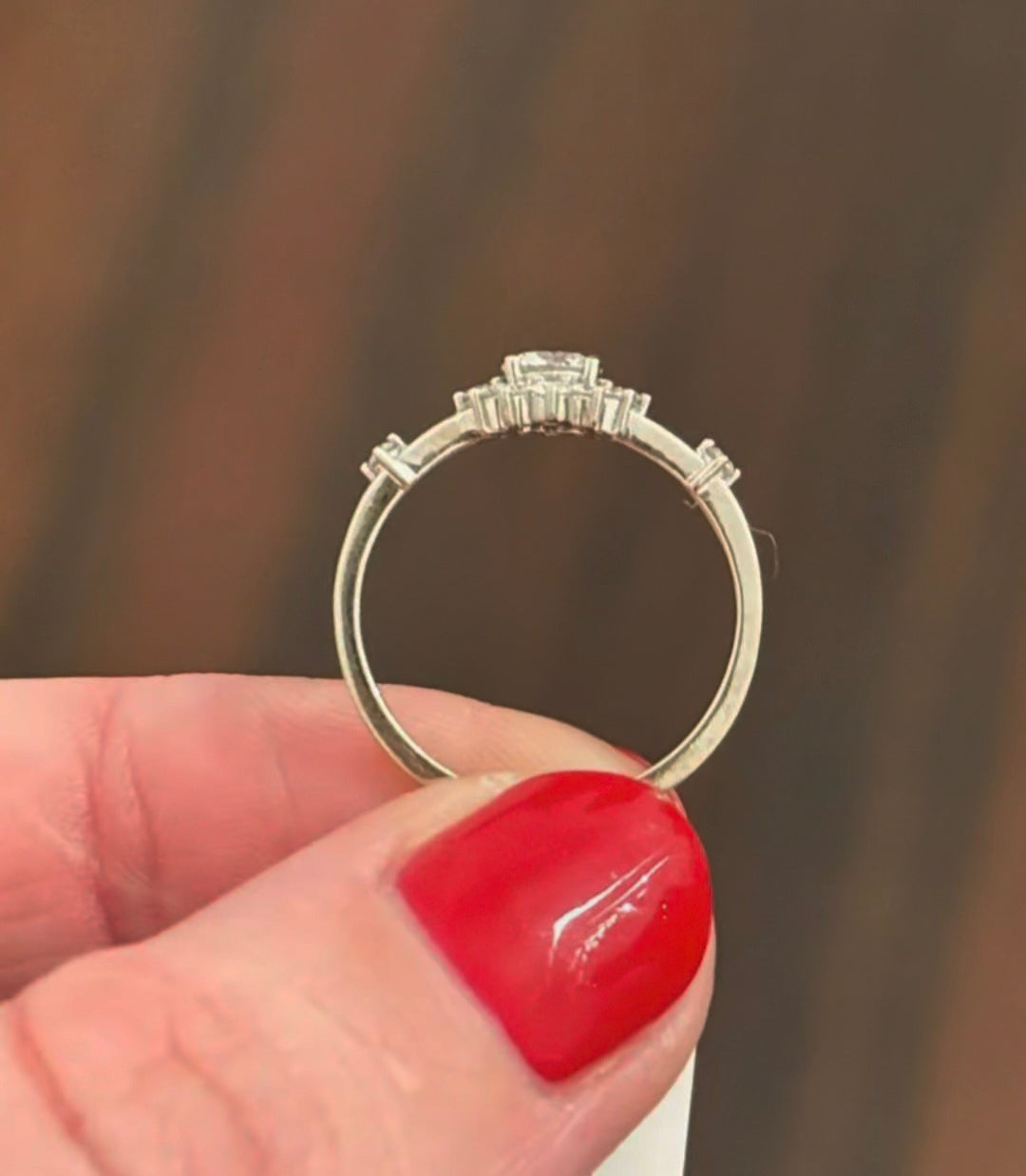 White Gold 0.21ct Lab Diamond Ring