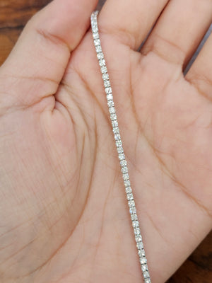 2.31 CT Lab 7 Inches Tennis Bracelet