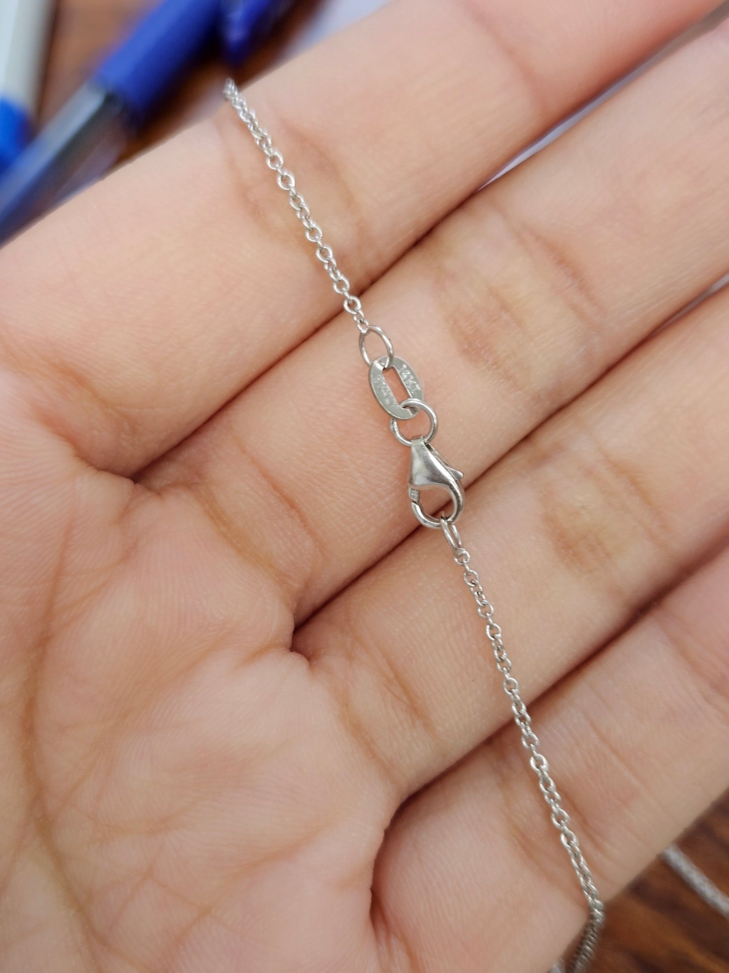 2 cttw White Gold Heart Lab Diamond Necklace