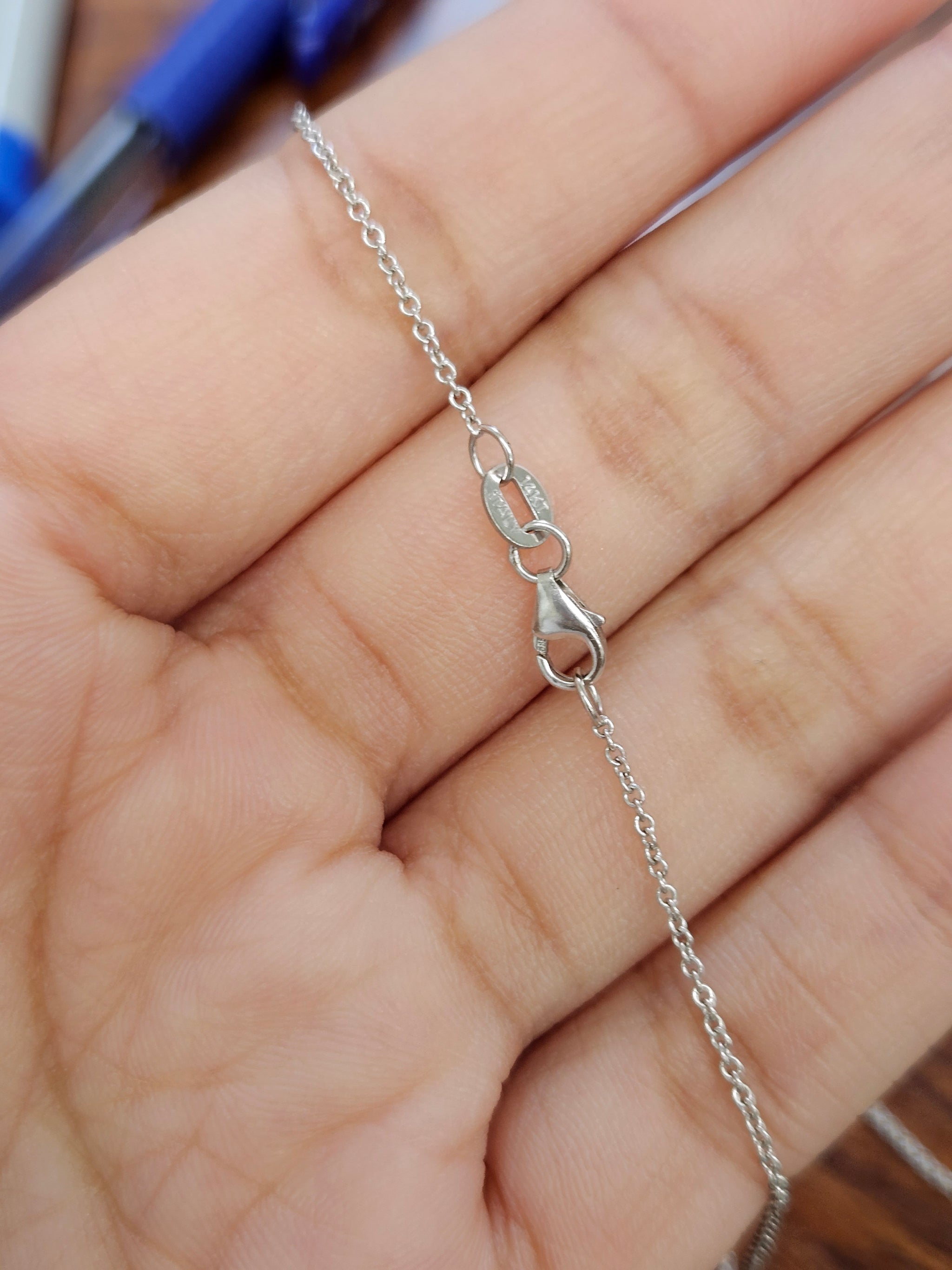 2 cttw White Gold Heart Lab Diamond Necklace