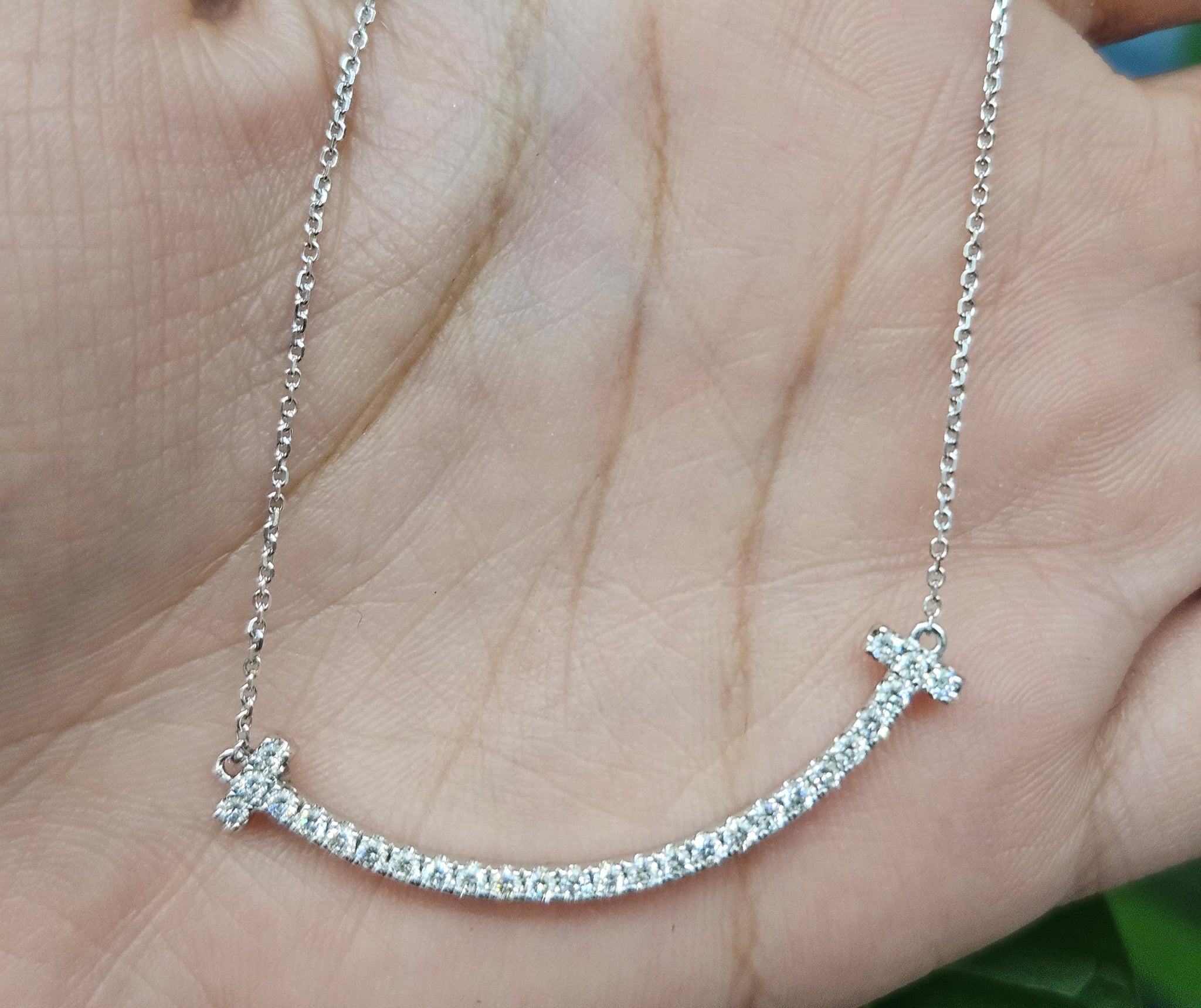 14K Gold Lab Diamond Necklace