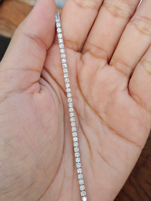 2.97 ct lab 7 inches Tennis Bracelet