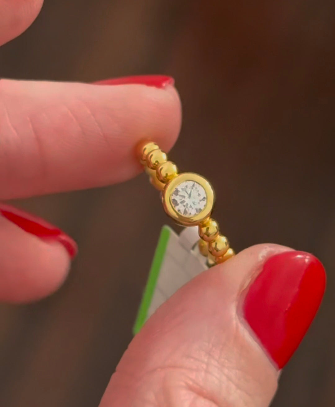 Yellow Gold 0.3ct Lab Diamond Ring