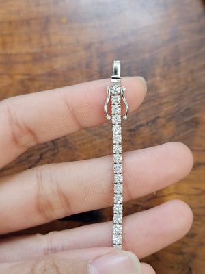 4.35 ct Lab 7 Inches Tennis Bracelet