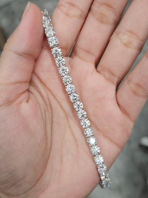 18.37 CT Lab 7.25 inches Tennis Bracelet