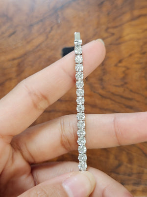 *Apprasial *9.25 CT Lab 7 inches Tennis Bracelet