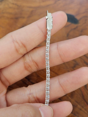4.74 ct Lab 7 Inches Tennis Bracelet