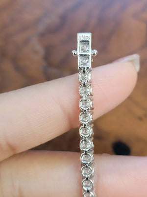 7.11 CT Lab 7 inches Tennis Bracelet