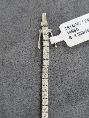 4.05 ct Lab 7 inches Tennis Bracelet